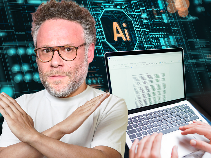Actor-writer Seth Rogen says writers using A.I. should find a different career