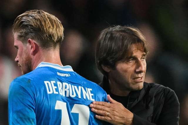 Napoli in a Champions League match