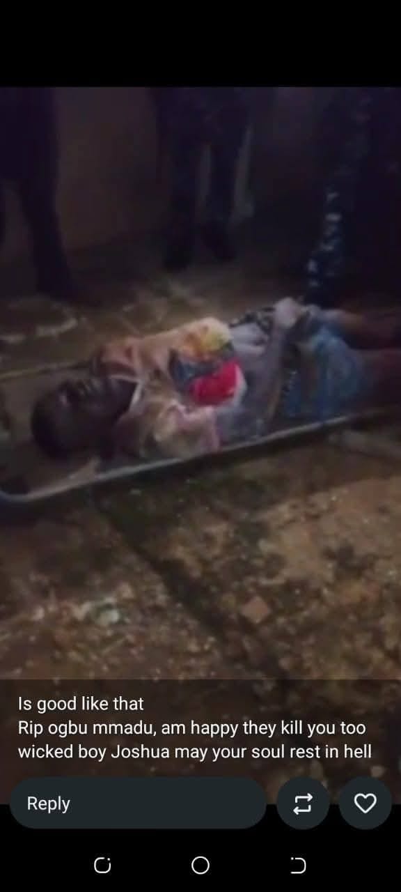 A man hacks his sister and her child to death in Agu-Ekwegbe community