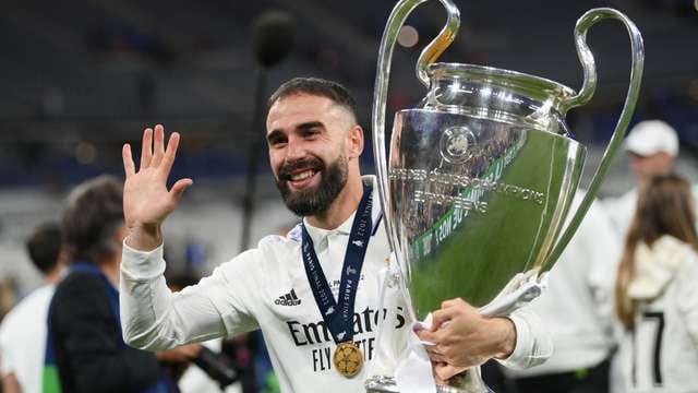 Dani Carvajal in a match against Liverpool FC