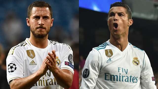 Hazard in action for Real Madrid