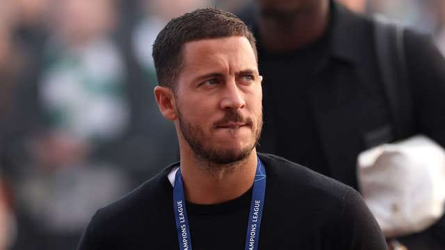 Hazard playing against Celtic FC