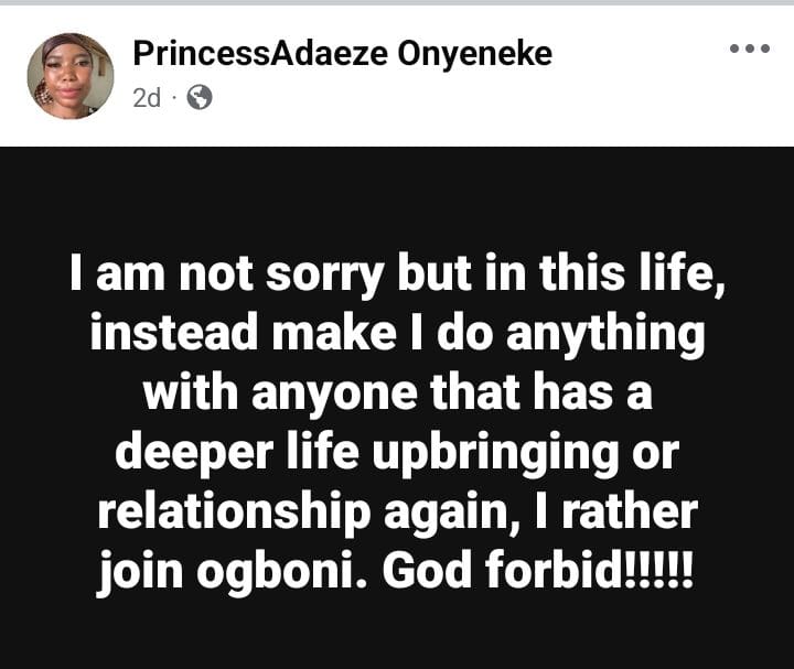 The suffering my mum went the in marriage crawled so that my own can fly  - Nigerian woman writes