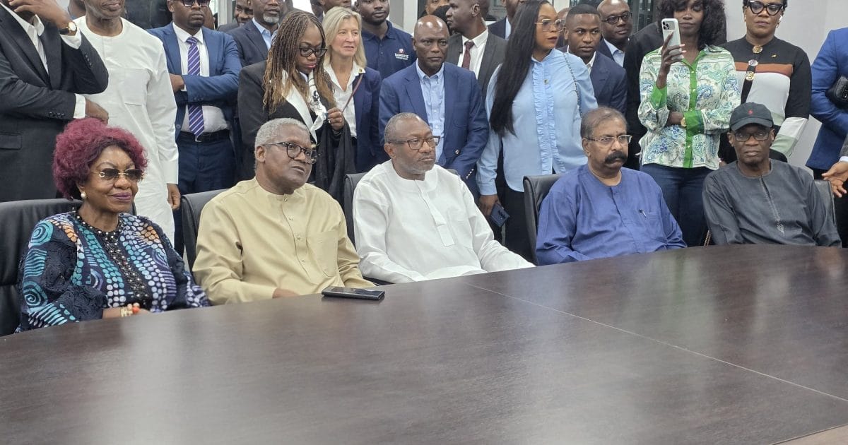 and First HoldCo Executives Engage Dangote at Lagos Refinery — Otedola
