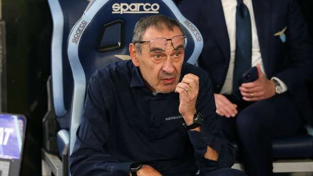 Lazio taking on Udinese Calcio in a Serie A encounter