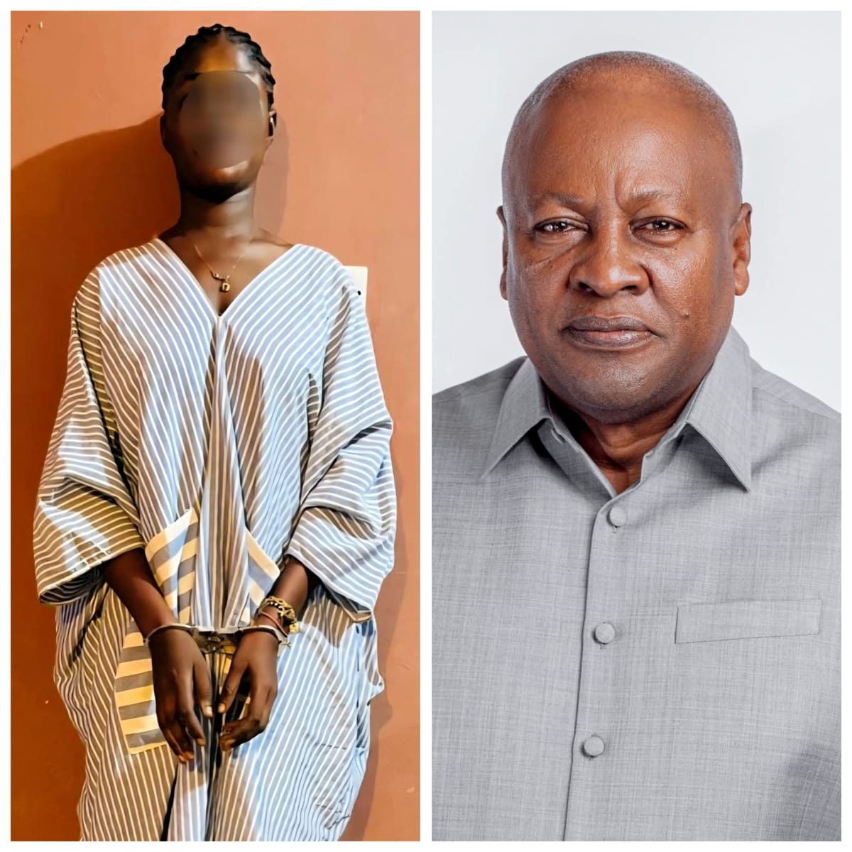 Ghanaian Woman Arrested for Alleged Death Threats Against President Mahama