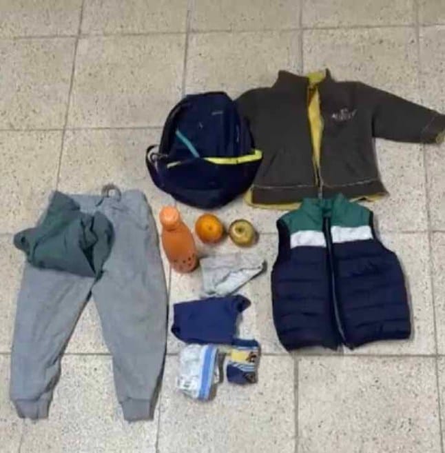 The five-year-old and three-year-old brothers were discovered crying and calling for their father along a remote country track.