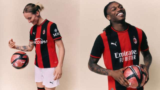 AC Milan's new home kit design.