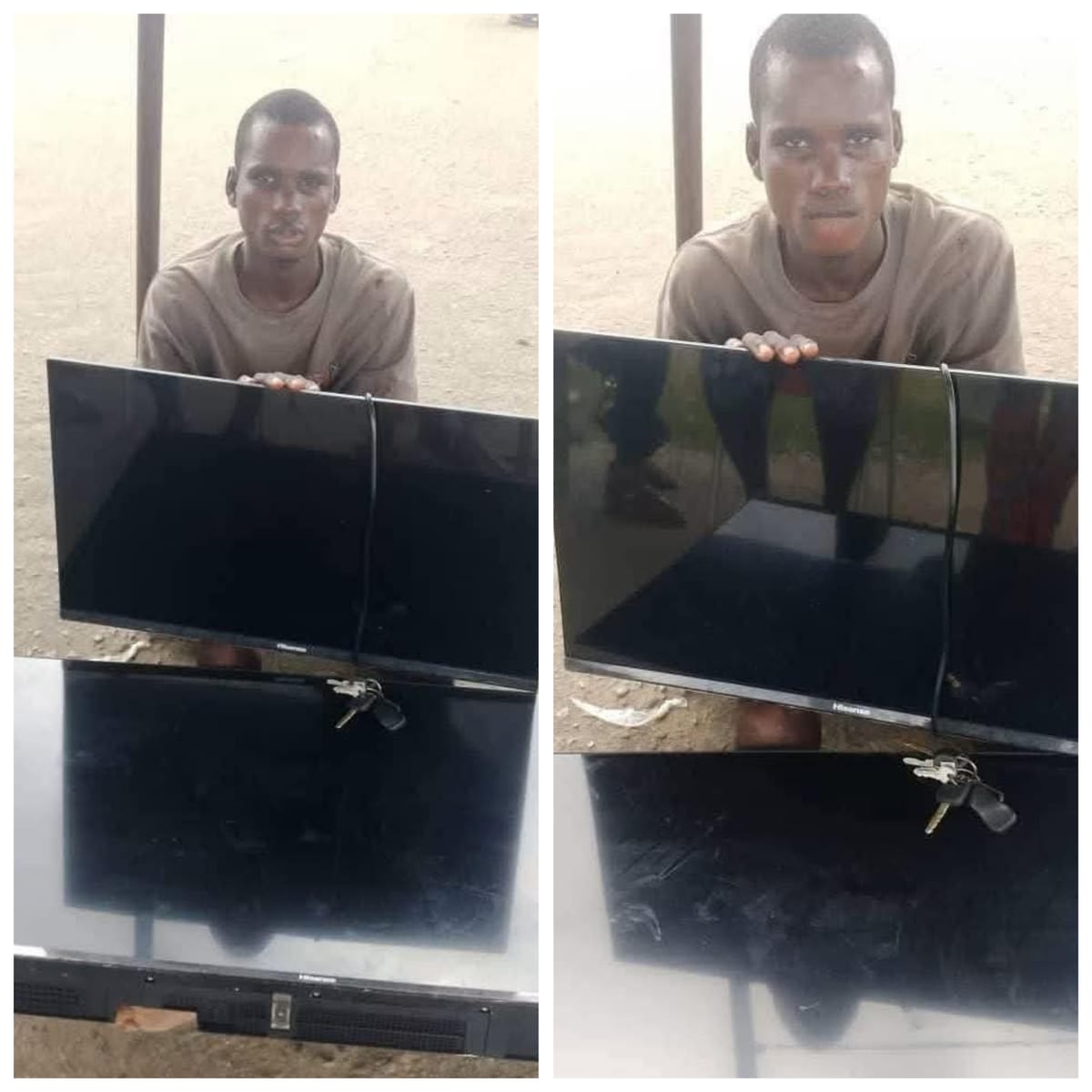 Bayelsa Church Robbery: Suspect Caught with Stolen TVs