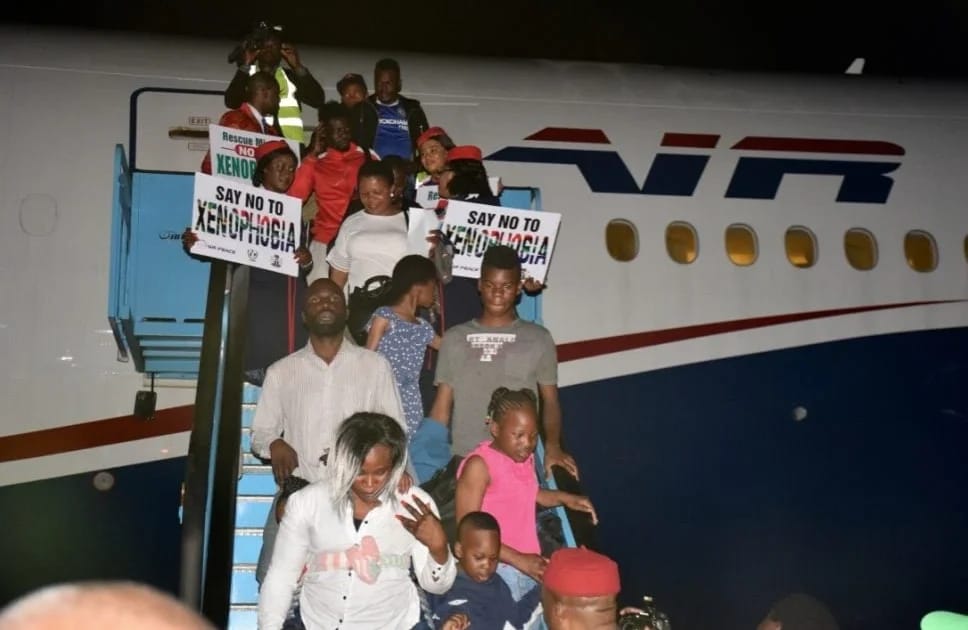BREAKING: First batch of Nigerians repatriated from S’Africa arrives Thursday