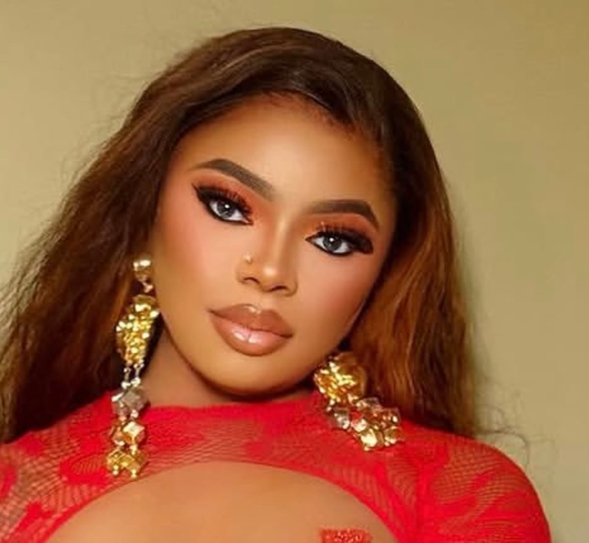 Bobrisky Calls Out Ladies for Revealing Outfits at Alexx Ekubo's Service of Songs
