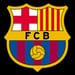 The official crest of FC Barcelona.