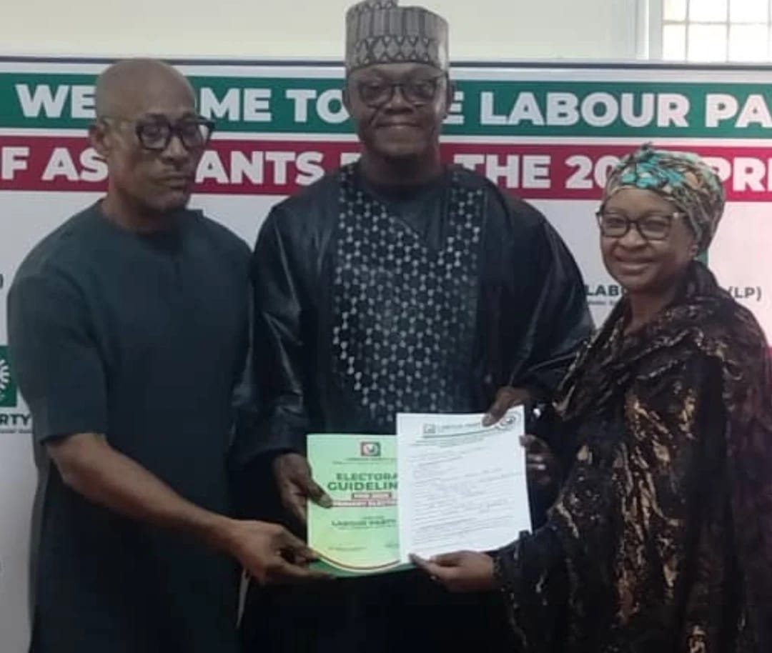 Dr. Peter Agada and Labour Party officials