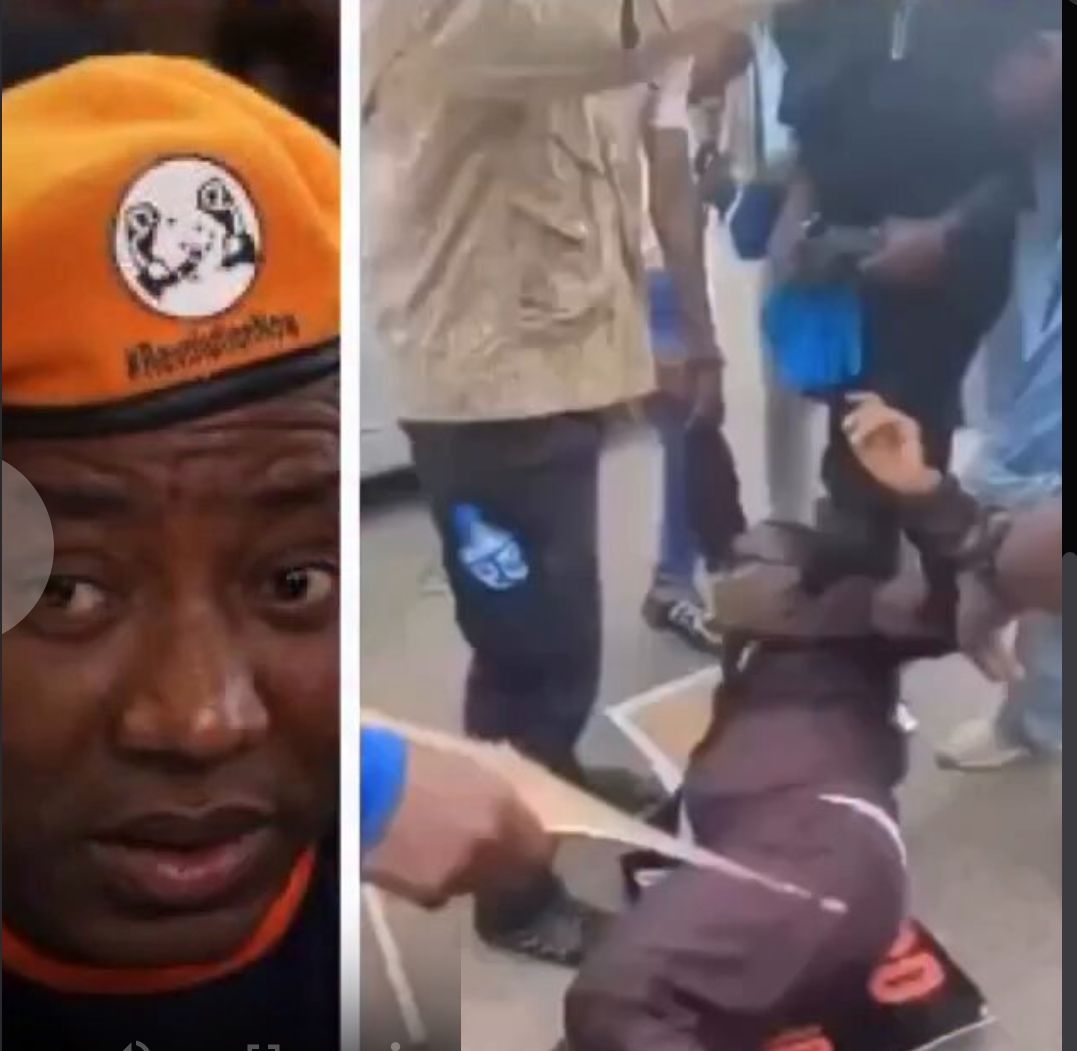 VIDEO - Sowore faints during protest in Abuja after security operatives released tear gas canisters