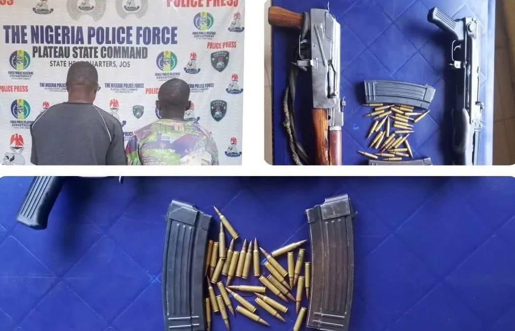 Plateau Police Apprehend Two Suspects in Illegal Arms Trafficking Operations