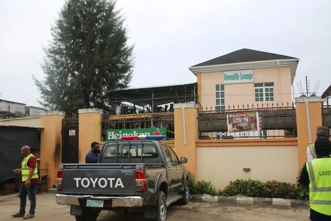 Green Life Lounge, among the eight businesses in Amuwo-Odofin sealed for environmental violations.