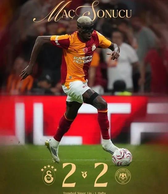 Galatasaray Striker Osimhen Sounds Alarm after Disappointing Season Opener