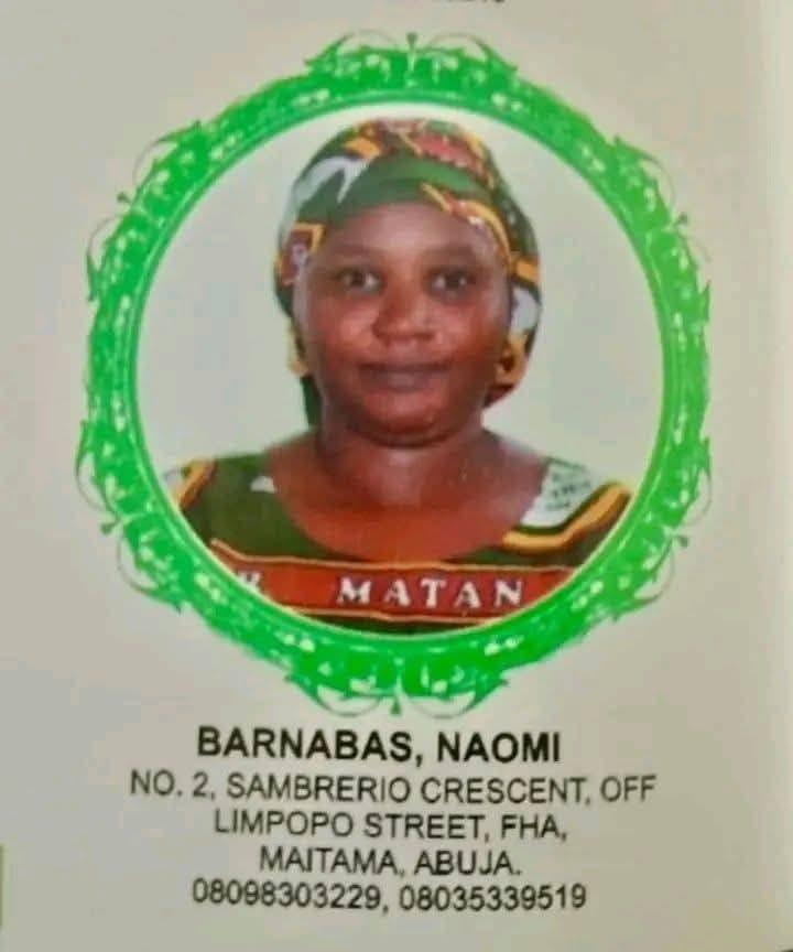 Another image showing female members of ECWA Wuse II, Abuja, following the fatal incident.