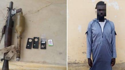 Mandara Mountains Boko Haram Terrorist Surrenders, RPG Seized by Troops