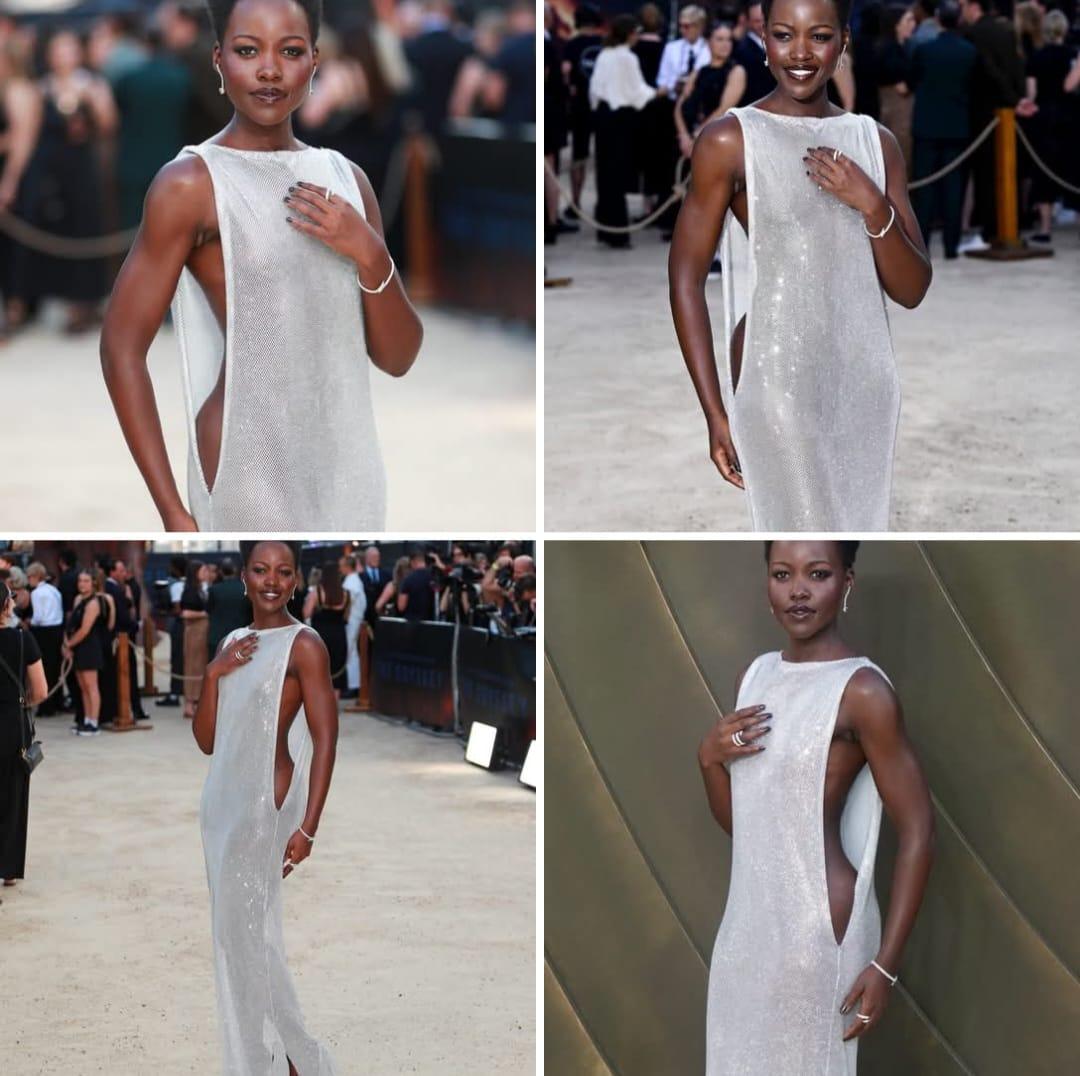 Lupita Nyong'o's Daring Premiere Ensemble for 'The Odyssey' Turns Heads