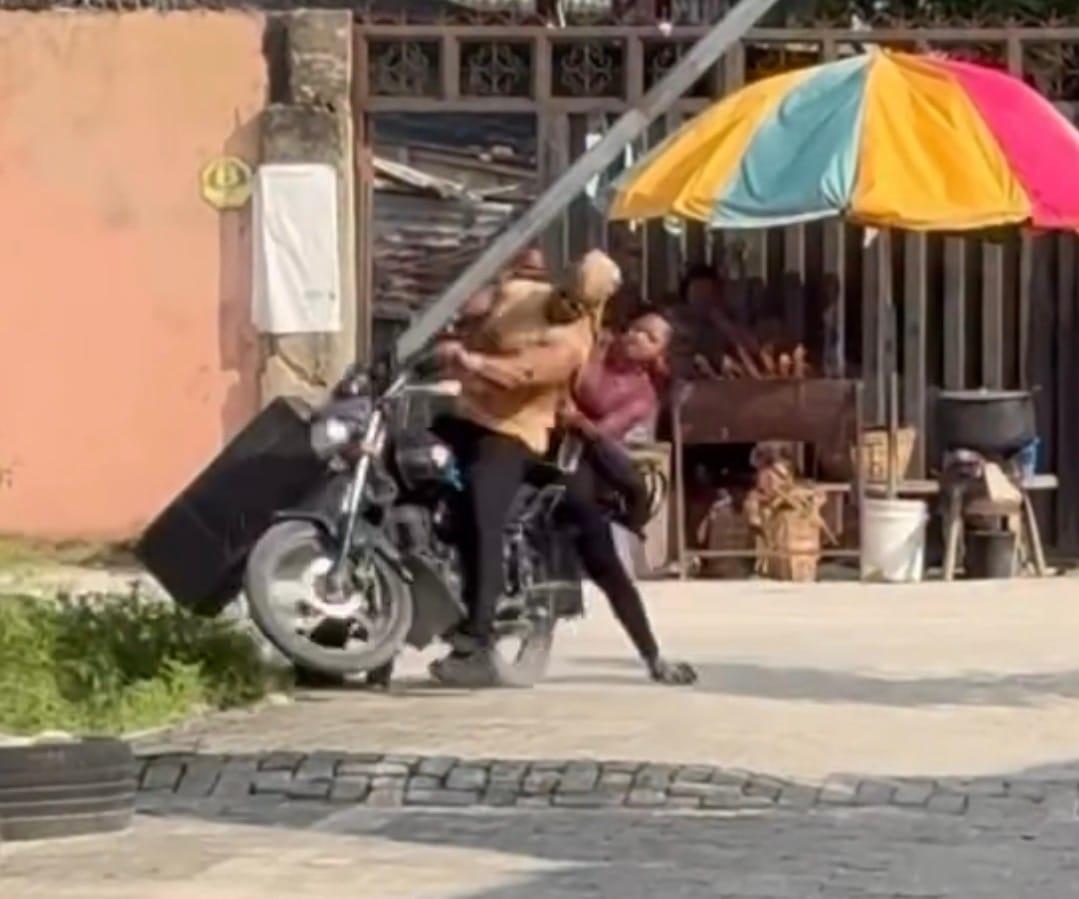 Nollywood Star Omeche Oko Injured in On-Set Motorcycle Accident