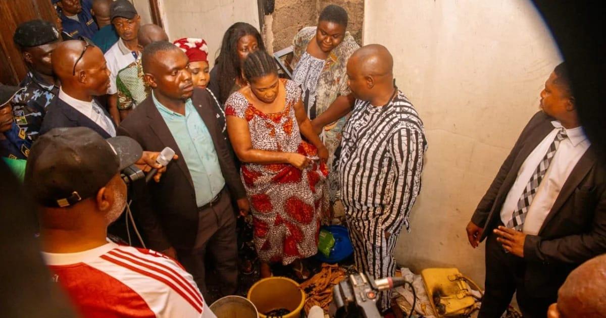 Bayelsa Governor Diri Demands Fire Probe, Offers Solace to Yenagoa Victims