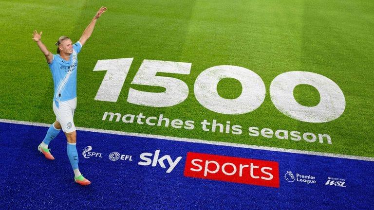 Sky Sports football branding.