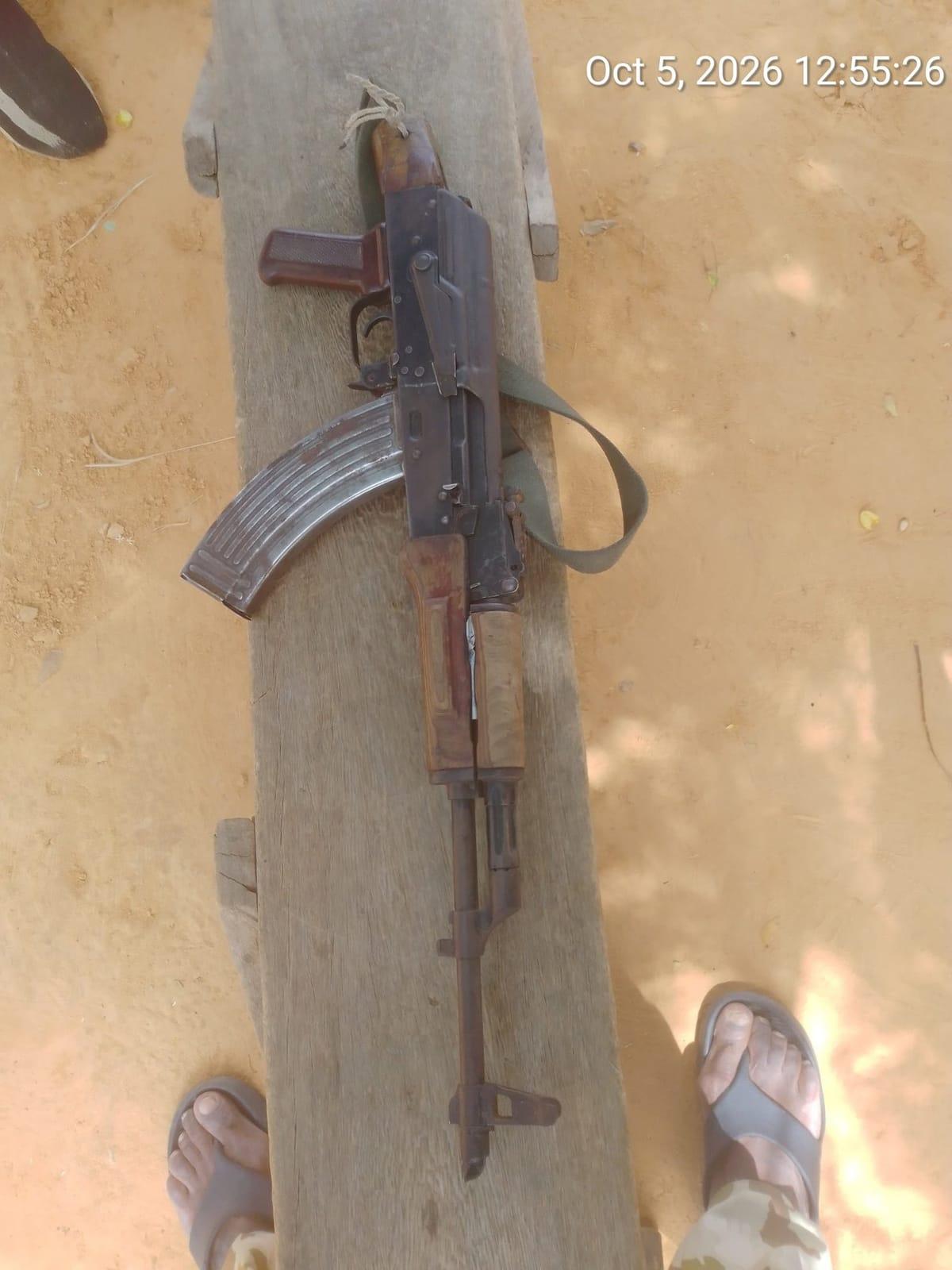 Security forces during a counter-insurgency operation.