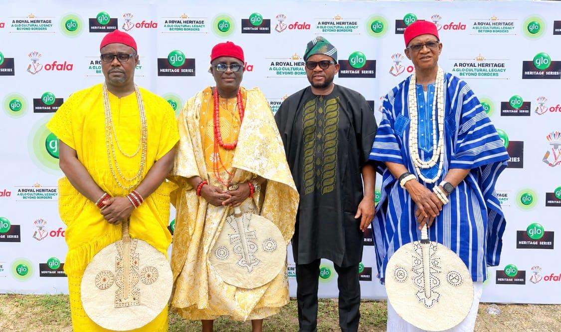 His Majesty Igwe Alfred Nnaemeka Achebe, the Obi of Onitsha, presiding over the Ofala Festival.
