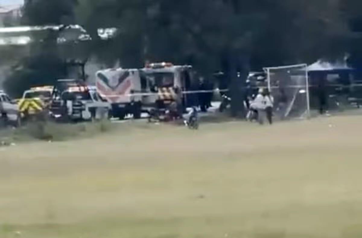 Man shot de@d at football match and six victims wounded in horrifying attack