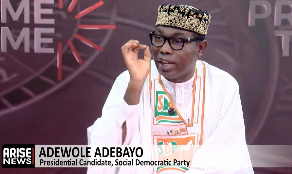 SDP’s Adebayo Pledges Poverty, Insecurity Eradication in Four Years with New Plan