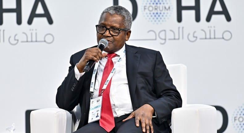 Aliko Dangote, President of the Dangote Foundation, and Dangote Group of Company. [Photo by Noushad Thekkayil/NurPhoto via Getty Images]