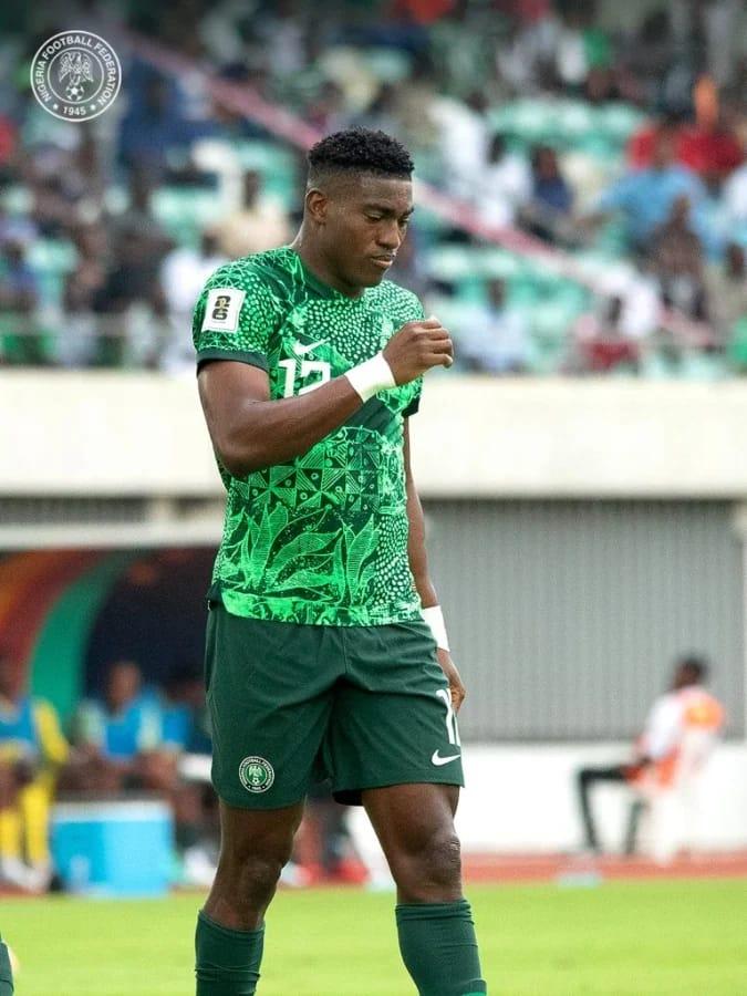 Super Eagles striker Taiwo Awoniyi, set to feature in Nigeria's upcoming AFCON qualifier matches.