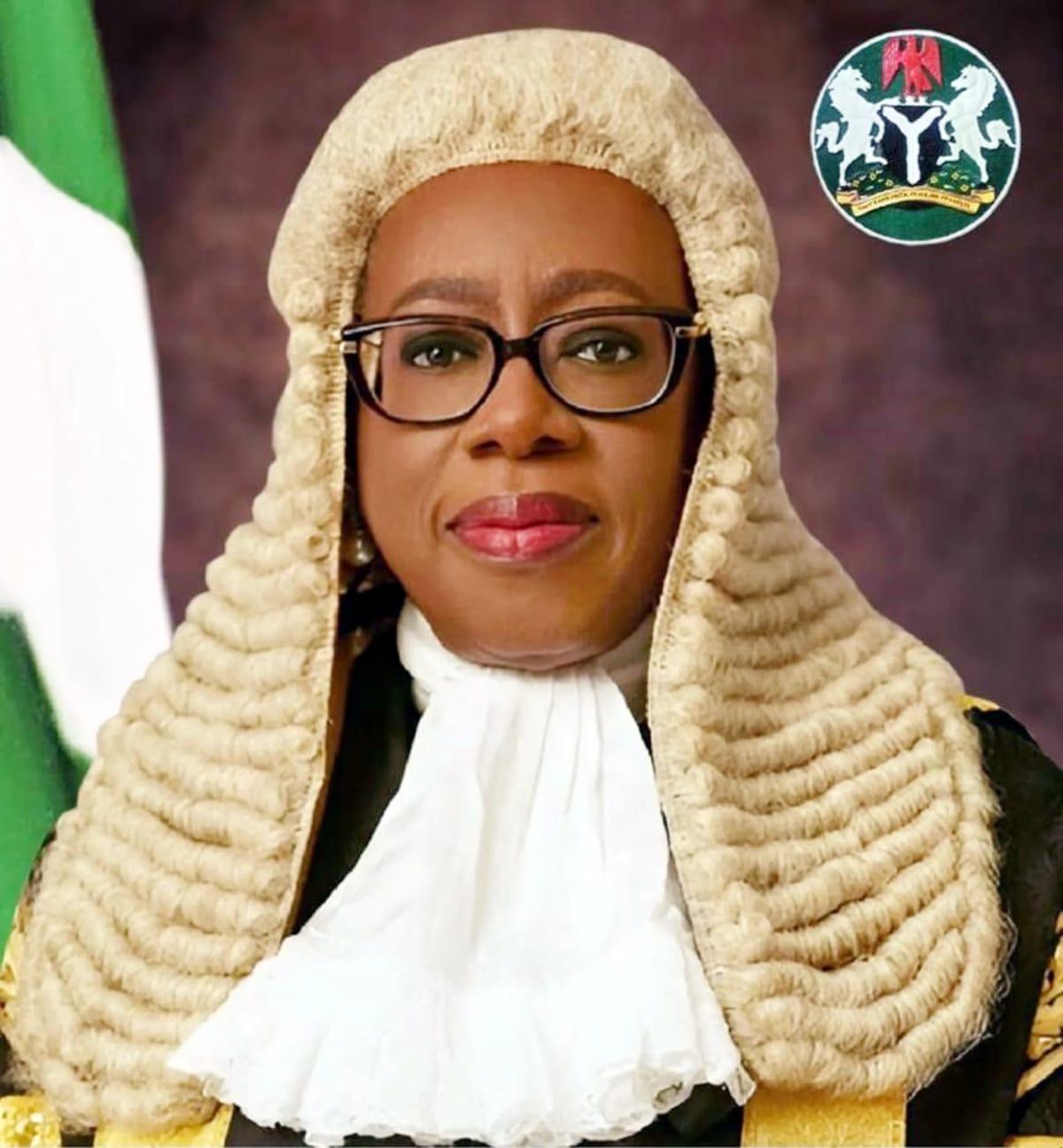 Justice Kudirat Kekere-Ekun, Nigeria's Chief Justice.