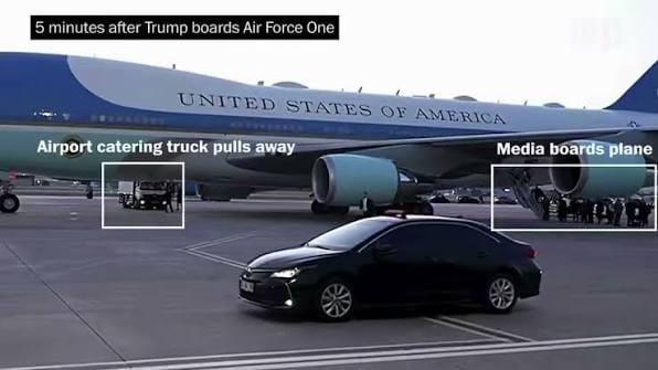 Trump Takes Secret Flight from Turkey Amid Iranian Threat