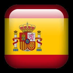 The flag of Spain, representing La Liga.