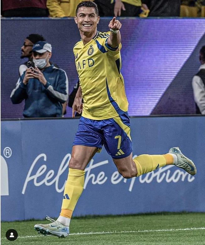 Ronaldo celebrates his 928th career goal