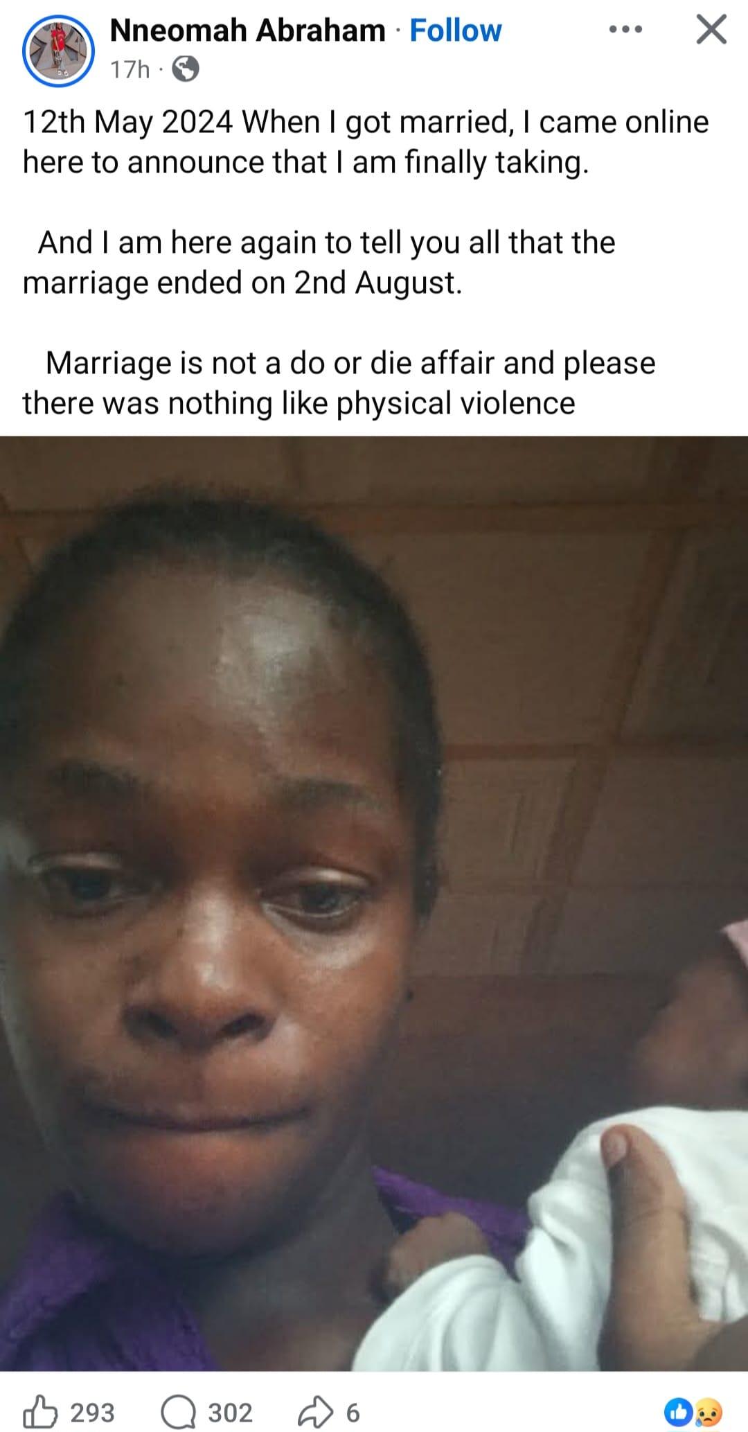 Nneomah packing her belongings to leave her matrimonial home