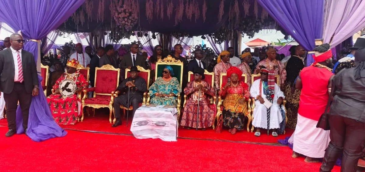 Opobo Kingdom Crowns King Charles Jaja, Welcomes Jonathan, Olu of Warri
