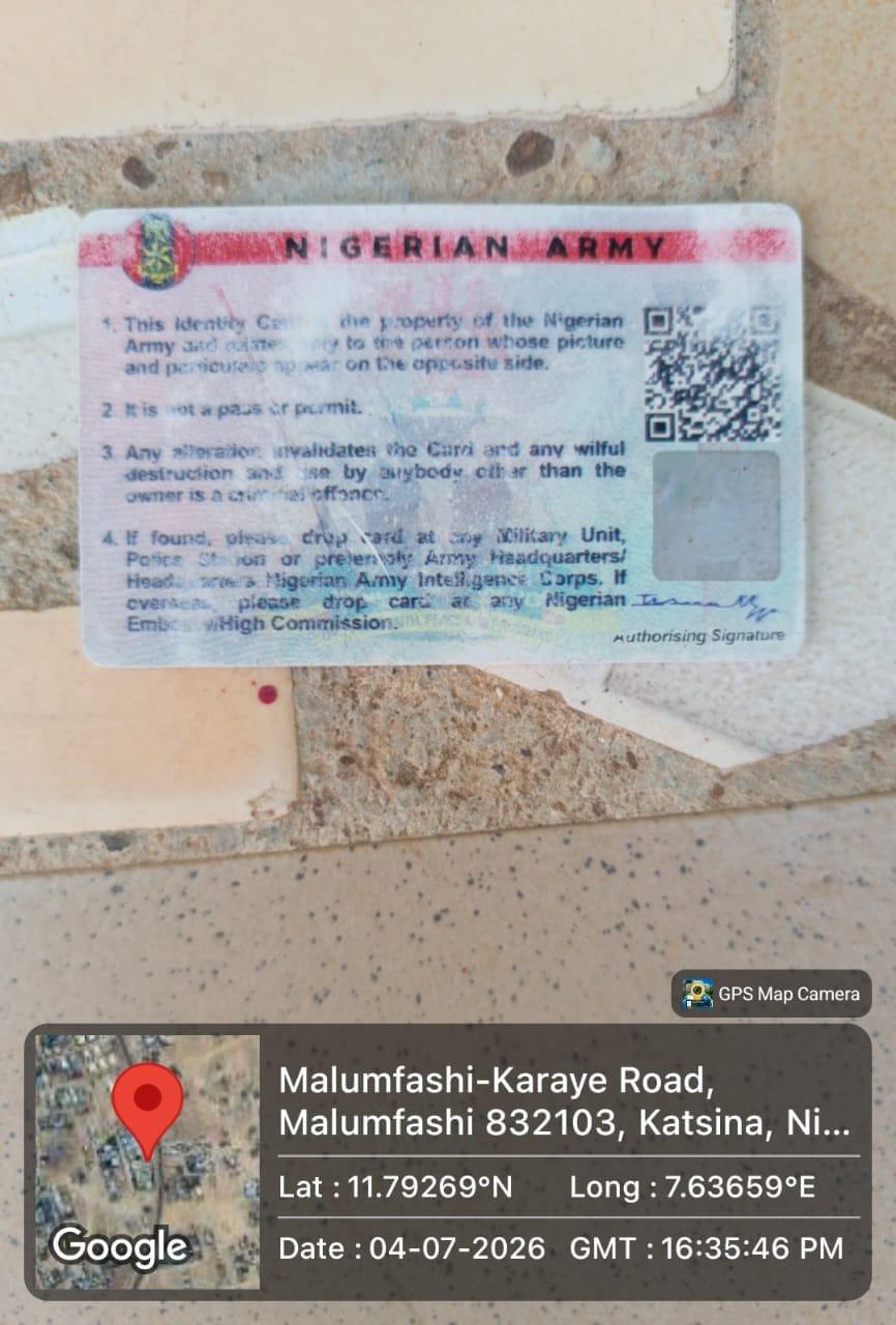 The recovered cash sum of N17,000 and ATM cards displayed as evidence.