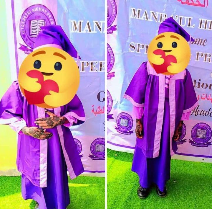 Yakaka Yerima Celebrates Milestone as Adopted Daughter Graduates Nursery School