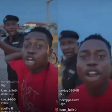Popular Tiktoker Peller, Lagos Police Clash Over Unregistered Vehicle