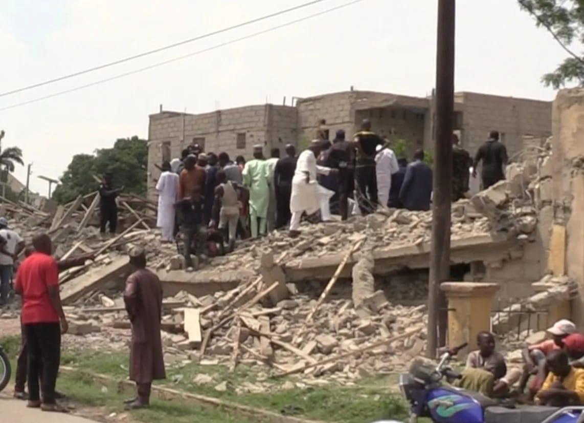 Kano Building Collapse: Rescue Efforts Underway for Trapped Victims