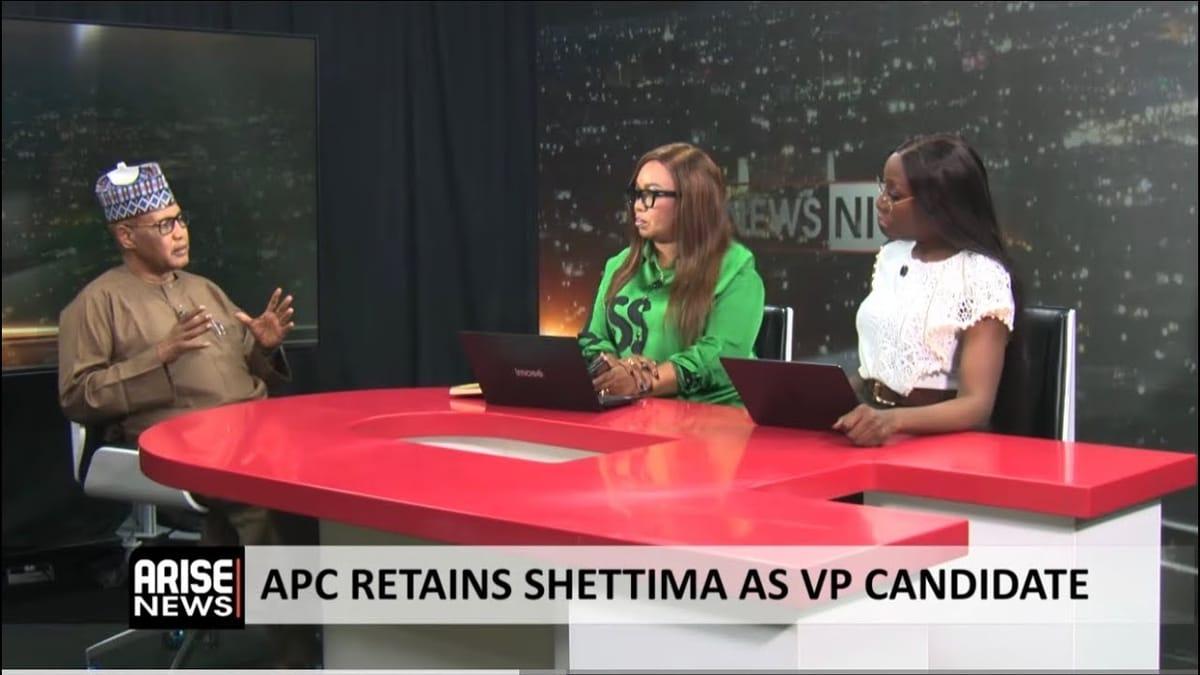 A visual representation of the ARISE NEWS interview where Abba Kaka shared his insights.