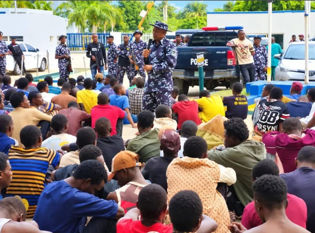 FCT Police officers on duty during the extensive crime prevention operation.