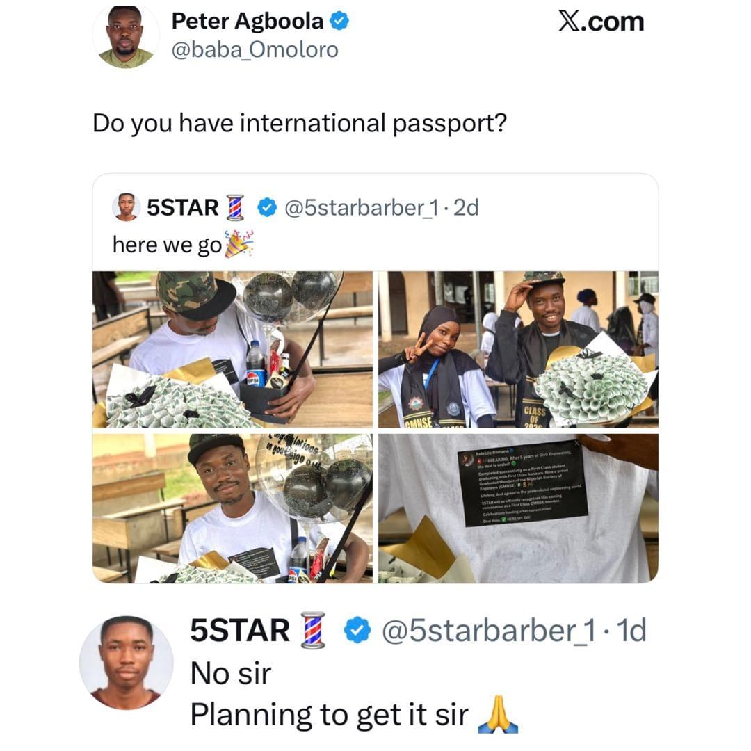 X-User's Passport Question to Graduate Divides Online Opinion