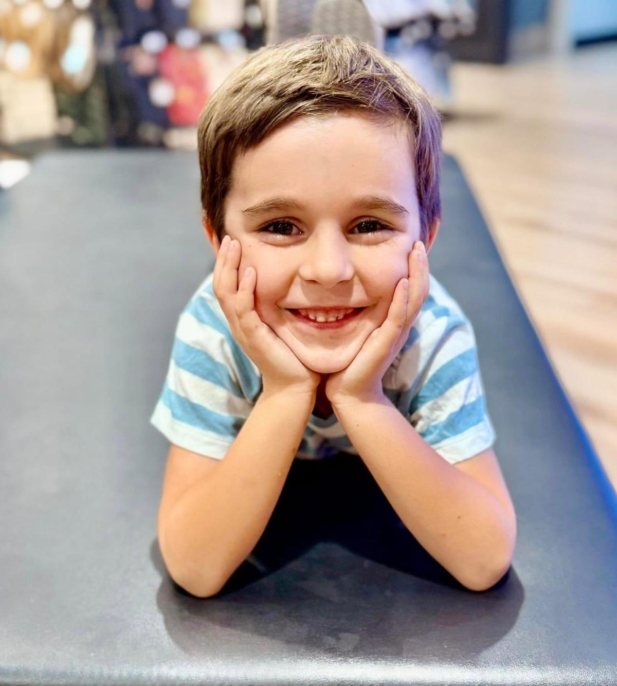 A photo of Theo Sabo, the five-year-old boy who tragically died.