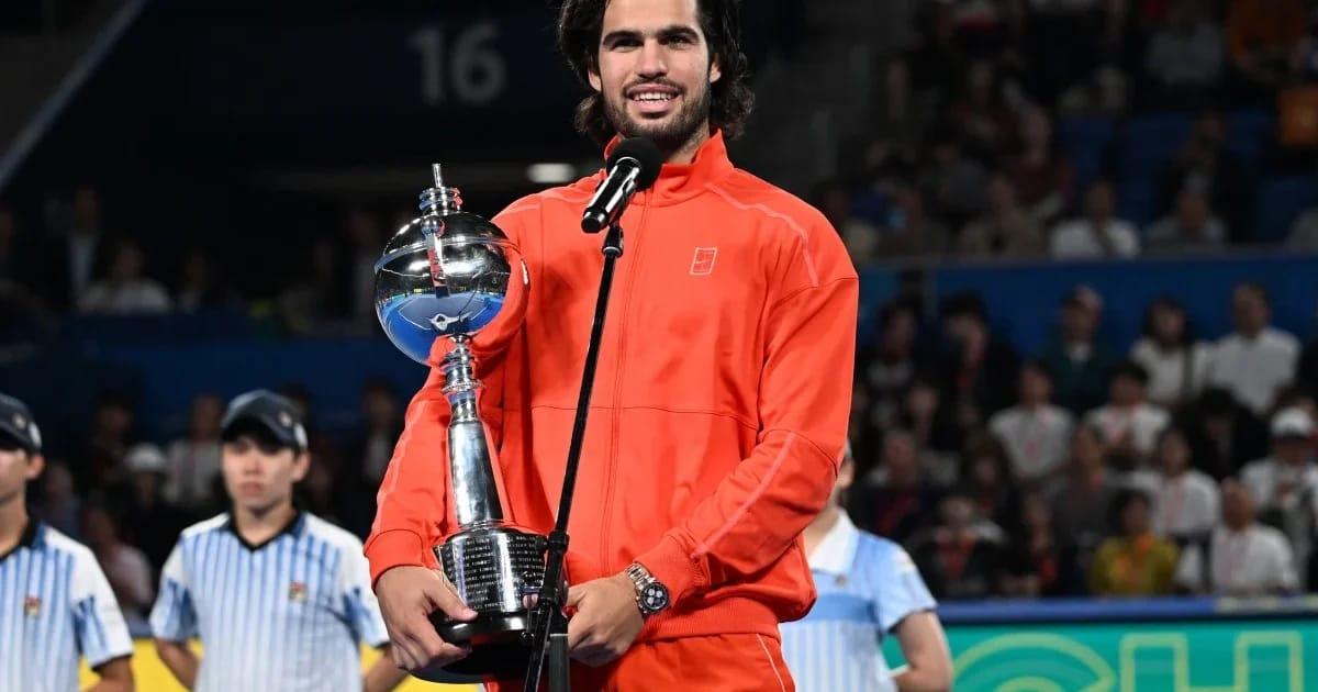 Alcaraz Lifts Japan Open Trophy in Triumphant Return from Injury