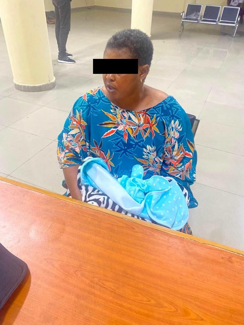 A newborn baby rescued from a child trafficking syndicate in Akpabuyo LGA.