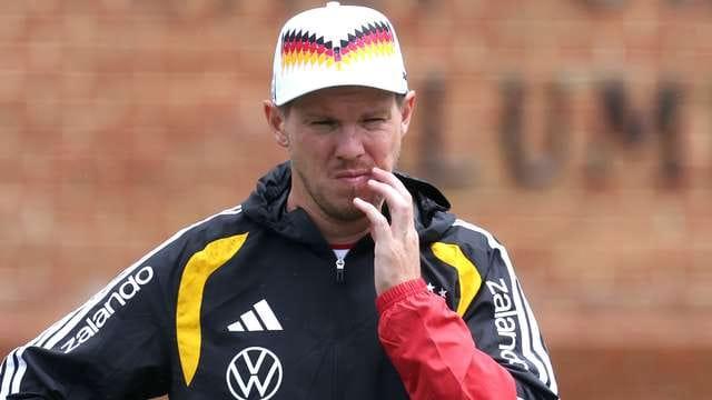 A moment from Germany's training session ahead of their FIFA World Cup 2026 matches.